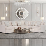 كنب زاوية كاريسا باللون البيج