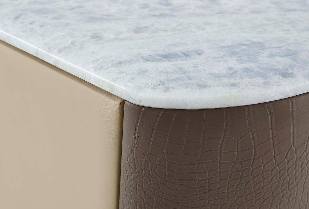 وحدة أدراج نولا باللون البني