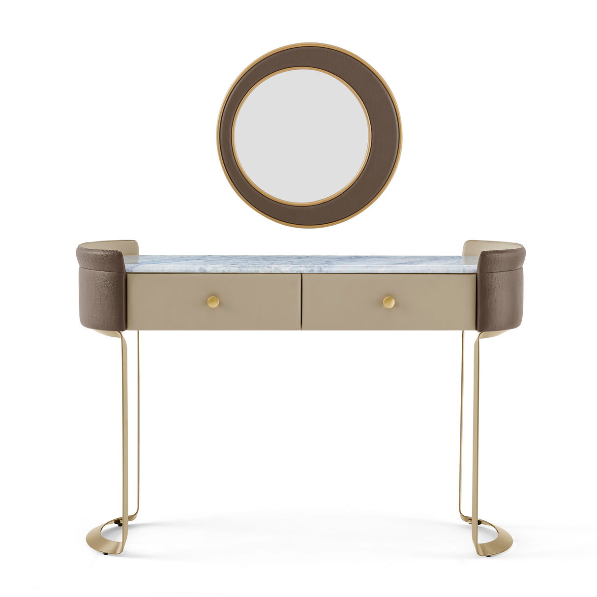 غرفة نوم نولا باللون البني