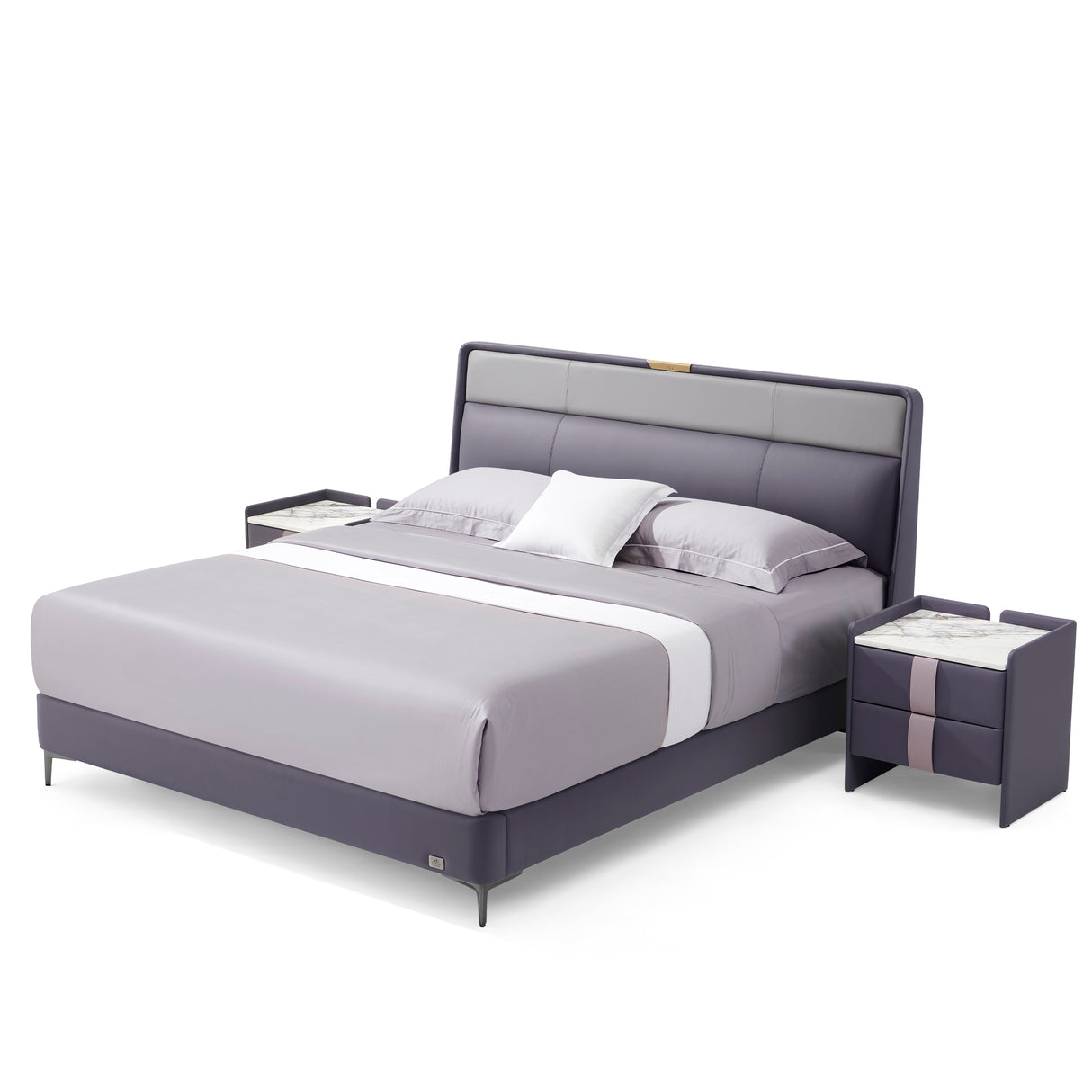 غرفة نوم روزا باللون الموف