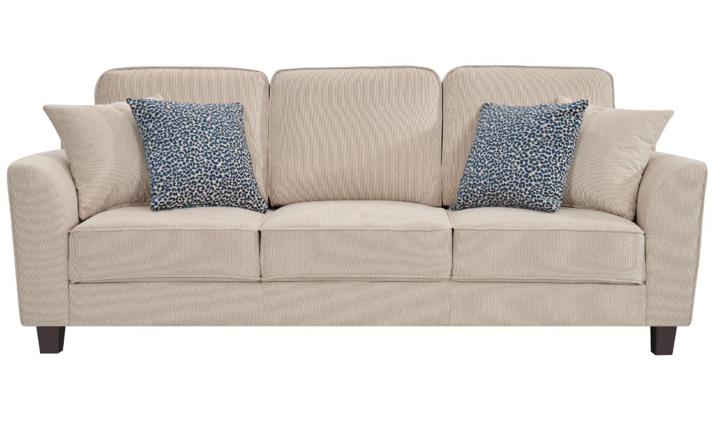 كنب فيلوريس ثلاثي باللون الكريمي