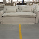 كنب موراندا ثنائي باللون البيج