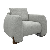 كنب فيورا فردي باللون الرمادي