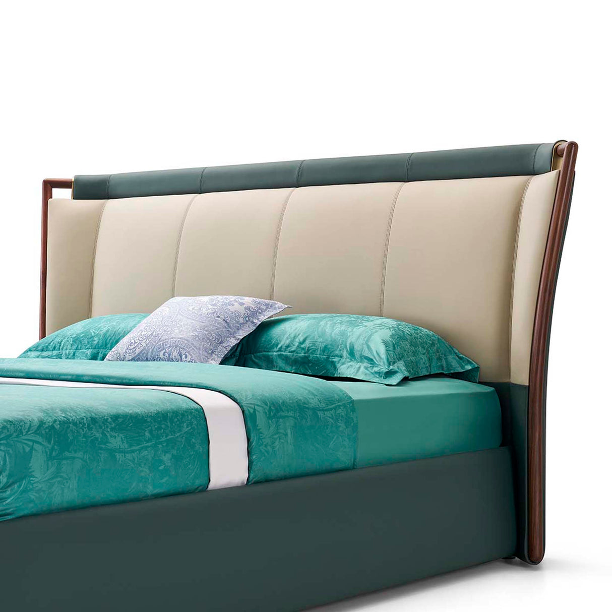 سرير كارينا باللون الأخضر