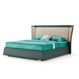 سرير كارينا باللون الأخضر