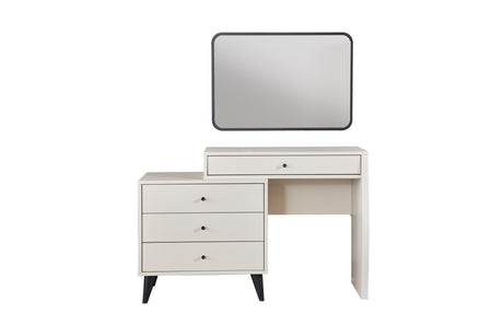 تسريحة لوتس مع مراية باللون الكريمي - High Point