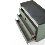 وحدة أدراج ريانا باللون الأخضر