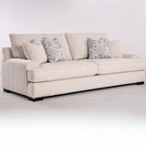 كنب هيلاري ثلاثي باللون البيج الكريمي