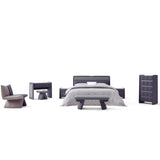 غرفة نوم روزا باللون الموف