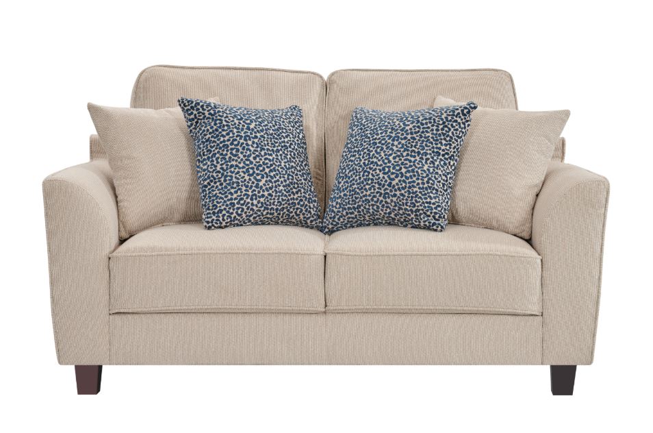 كنب فيلوريس ثنائي باللون الكريمي