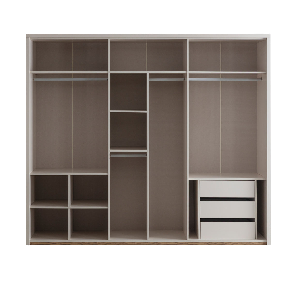 دولاب كونا باللون الرمادي