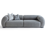 كنب ثلاثي سولين باللون الرمادي