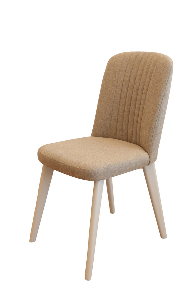 كرسي طعام فاريان باللون الكريمي | من هاي بوينت