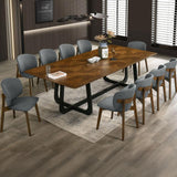 طاولة طعام موريفا باللون البني