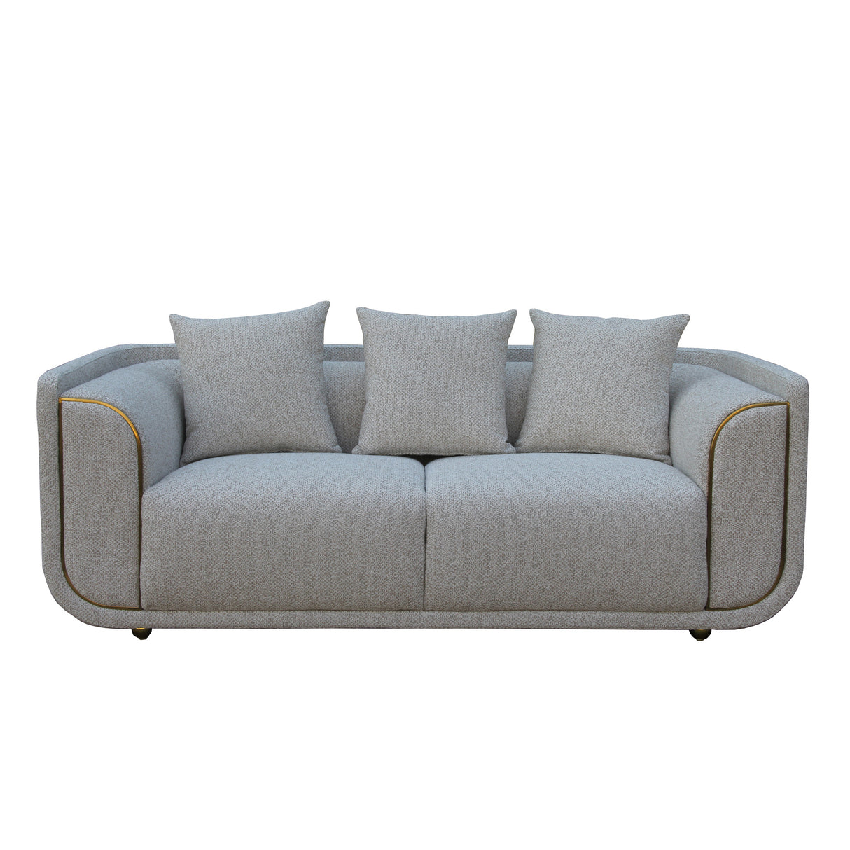 كنب ثنائي فيلارا باللون البيج