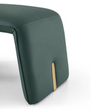 كرسي تسريحة كارينا باللون الأخضر