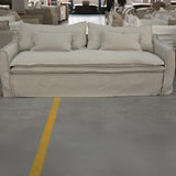 كنب ليمار ثلاثي باللون البيج