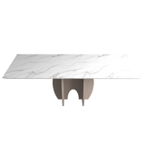 طاولة طعام كالينا باللون الأبيض