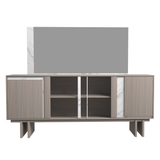 بوفيه سارفينا مع مرآه باللون البني