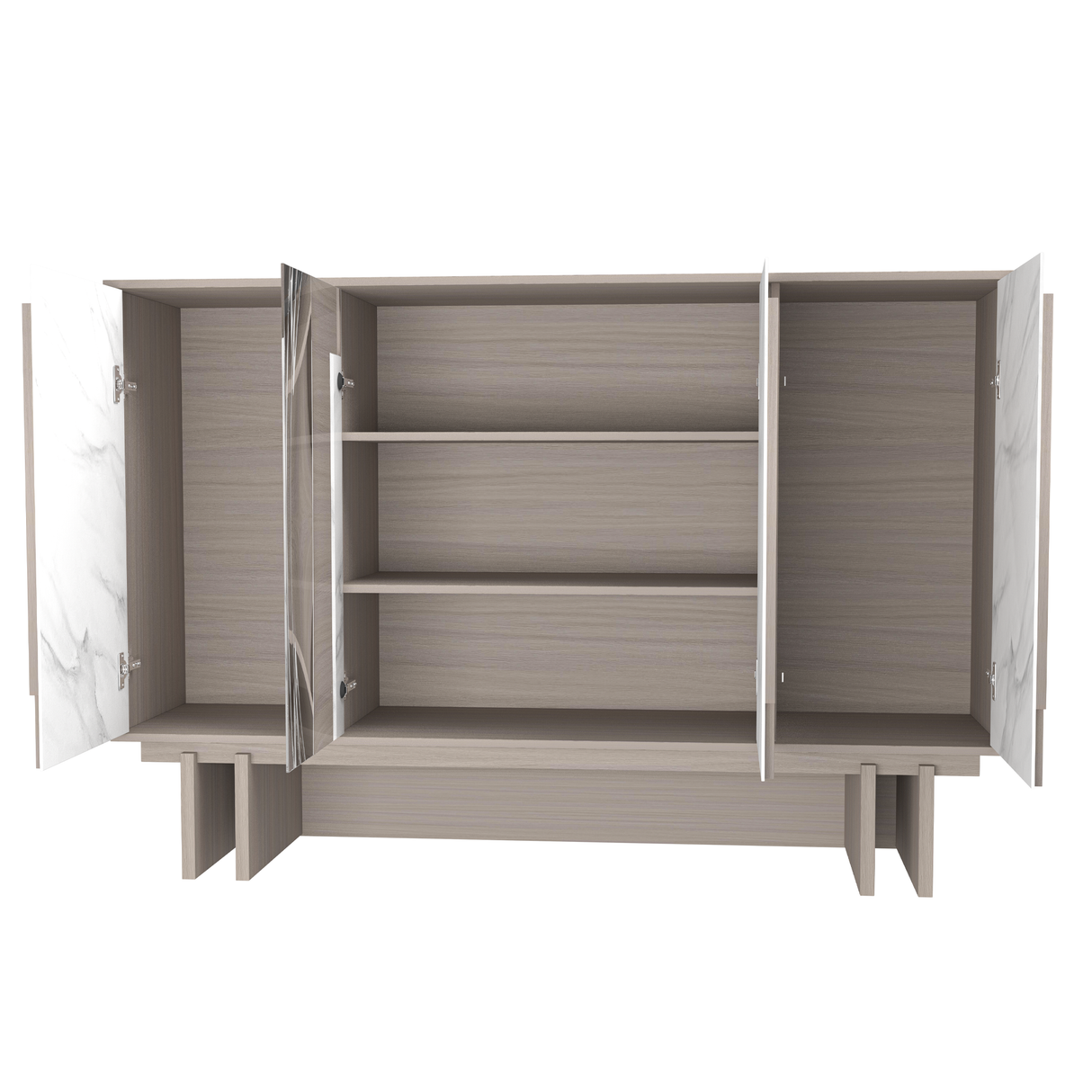 بوفية أورفيلا باللون البني