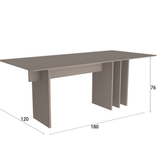 طاولة طعام دارينا باللون البني