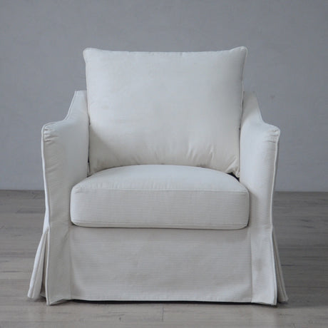 كنب ميرافا فردي باللون الأبيض - High Point