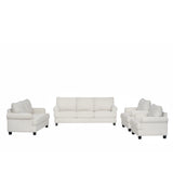 كنب أرڤينا ثلاثي باللون الكريمي