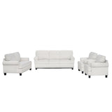 كنب لافينيا ثلاثي باللون الكريمي