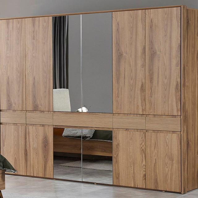 دولاب أفونا باللون البني الجوزي - High Point