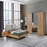 غرفة نوم أفونا باللون البني الجوزي | من هاي بوينت