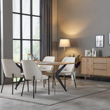 طقم طاولة طعام أفونا باللون البني - High Point