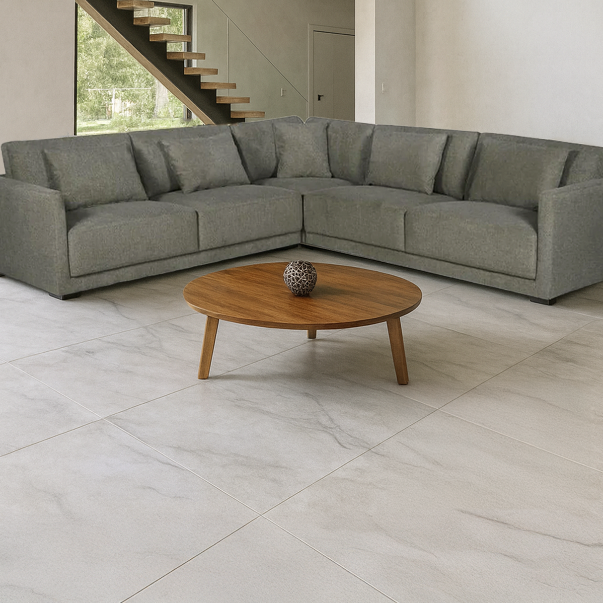 كنب مارسيل زاوية متعدد الألوان