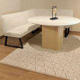 كنب مارلوت زاوية باللون الكريمي