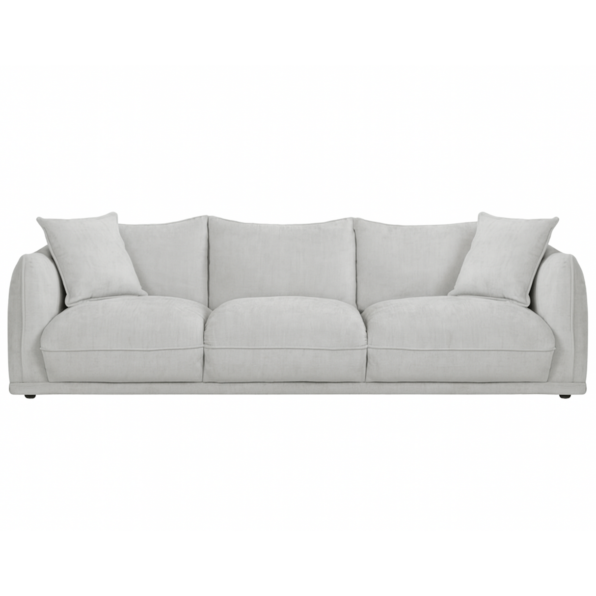 كنب كاستا ثلاثي باللون الرمادي