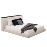 سرير سيفارو باللون البيج الفاتح