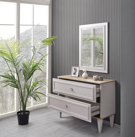 تسريحة بيتا مع مراية باللون الرمادي | من هاي بوينت