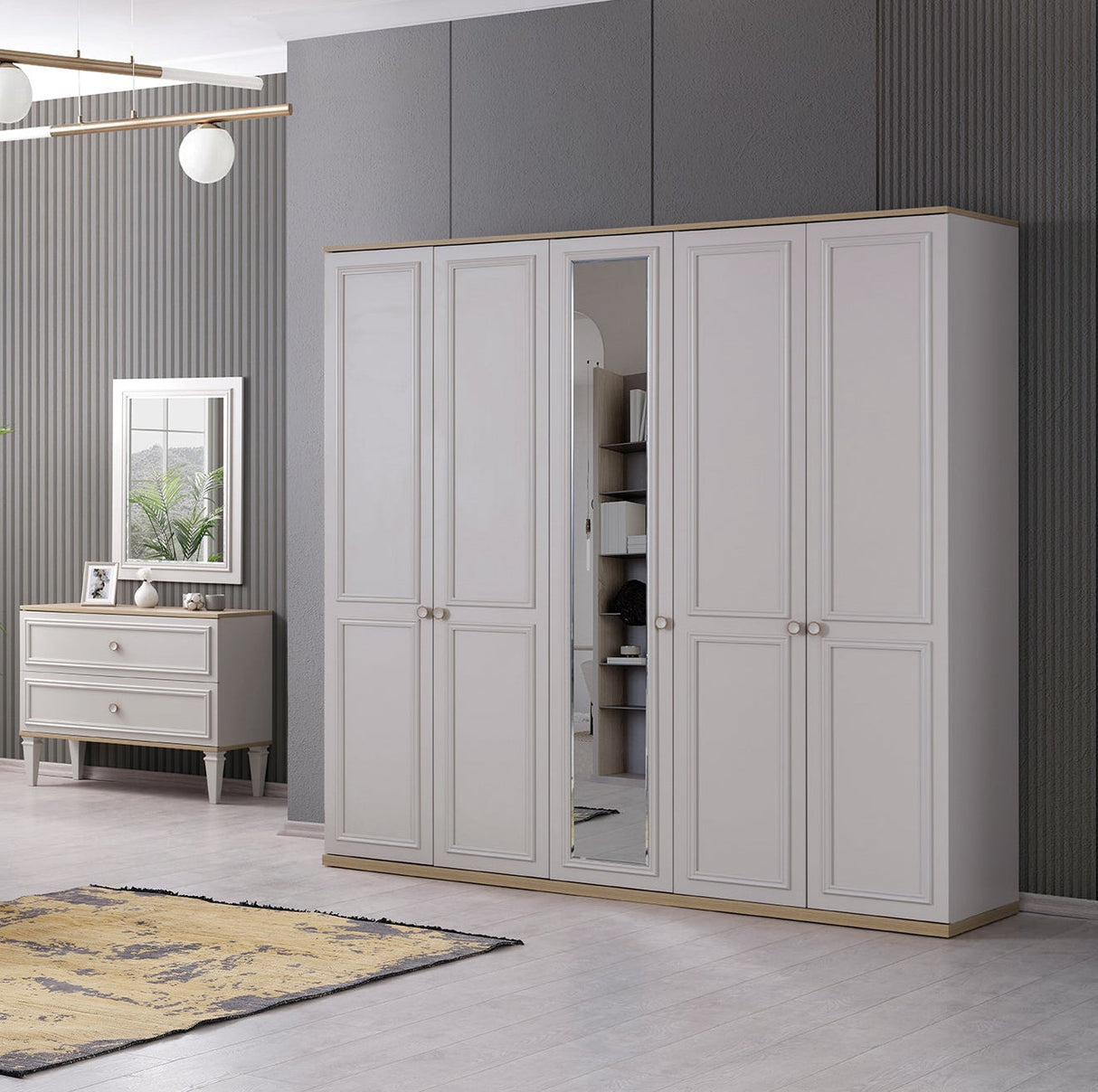 دولاب بيتا باللون الرمادي | من هاي بوينت