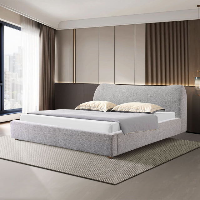 سرير ميرال باللون الرمادي - High Point