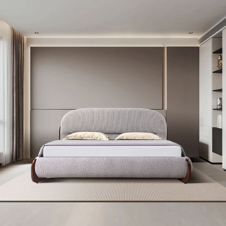 سرير لارفين باللون البيج - High Point