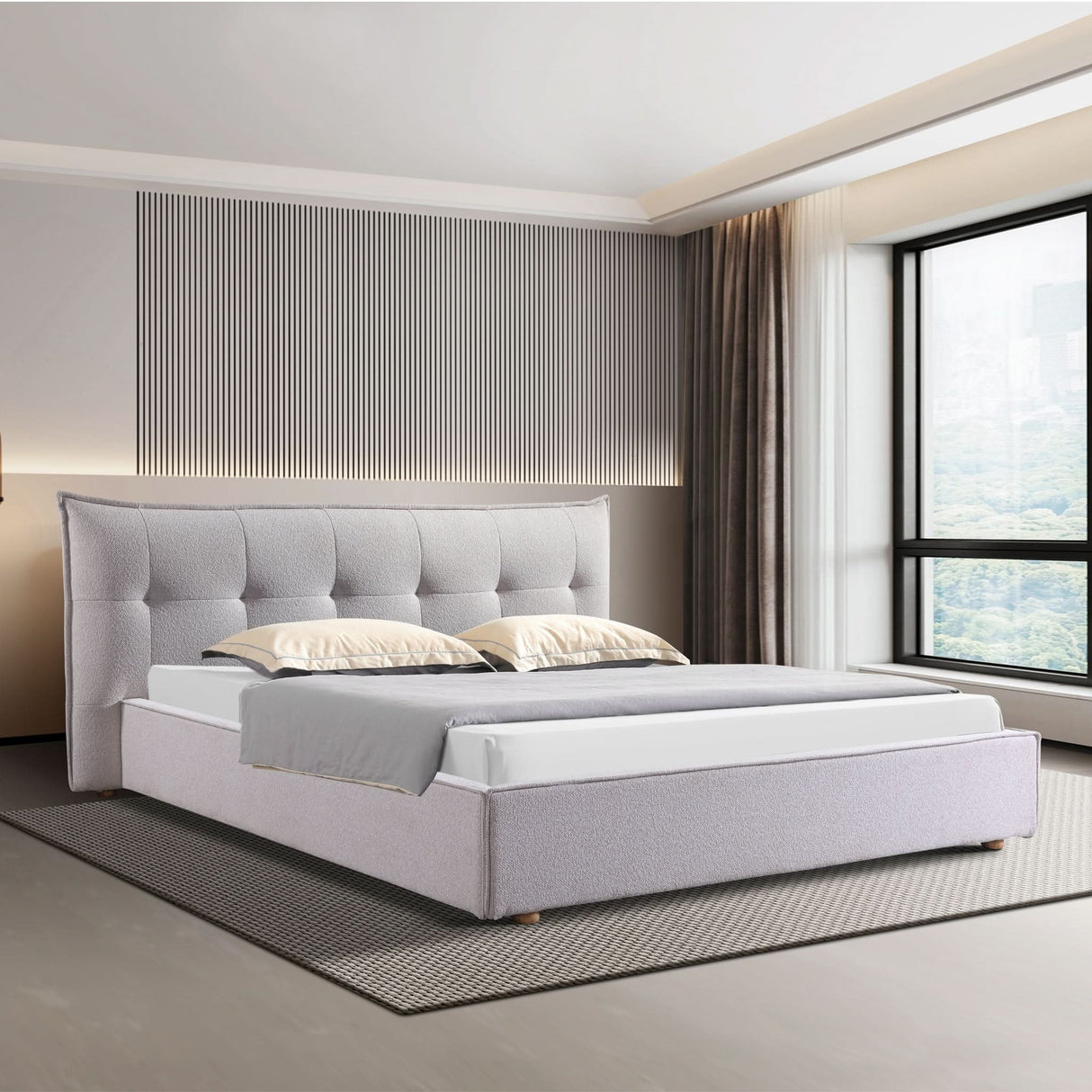 سرير أوريستا باللون البيج - High Point