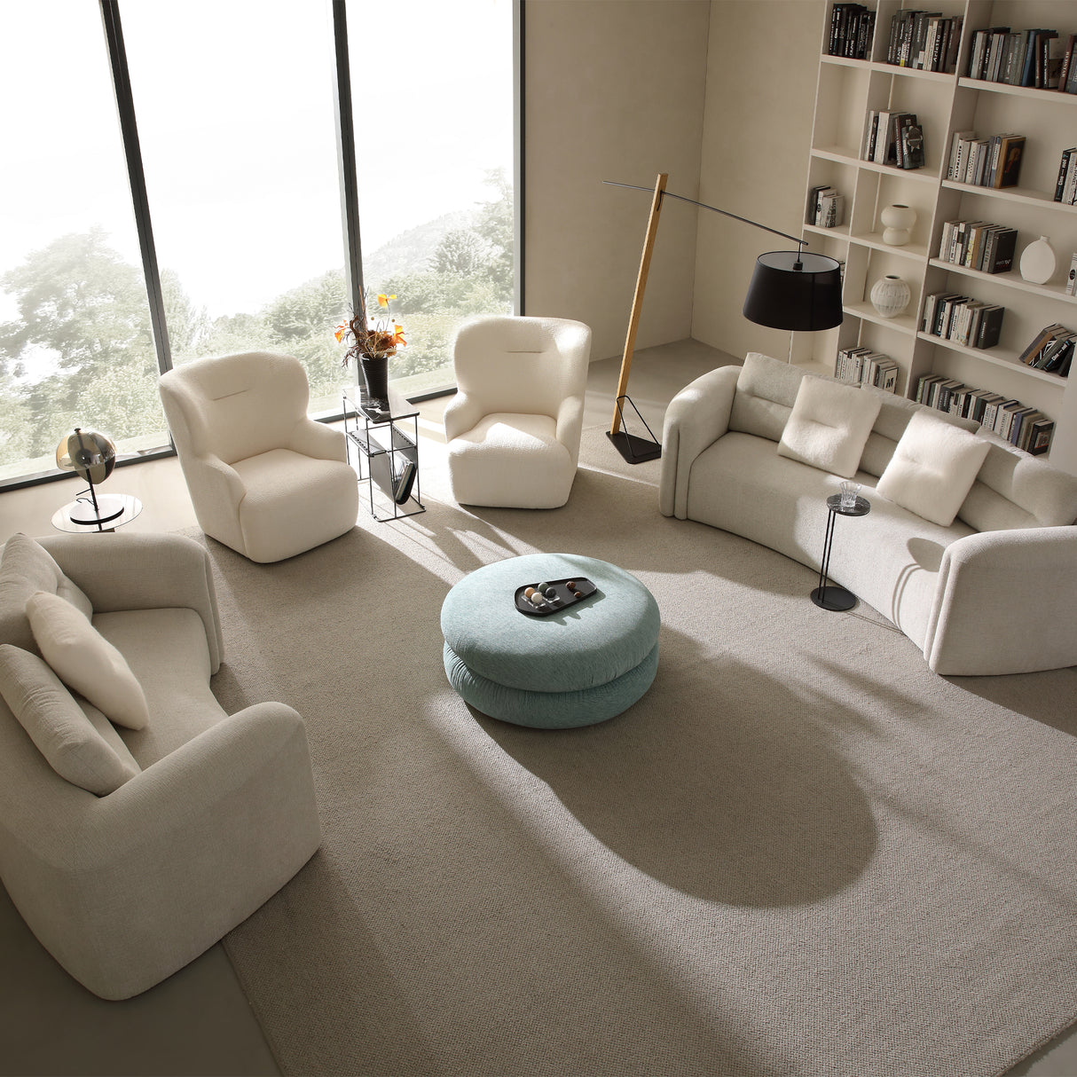 طقم كنب لوريفو باللون البيج