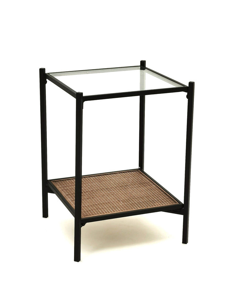 طاولة جانبية أليندا باللون الأسود