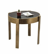 طاولة جانبية تيرا باللون الذهبي | من هاي بوينت