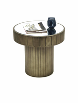 طاولة جانبية ميلانا باللون البرونز | من هاي بوينت