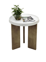 طاولة ألفيرا باللون الأبيض