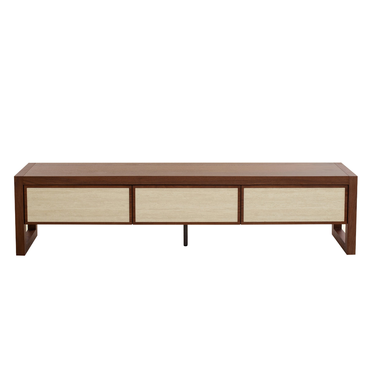 رف تلفاز أرونزا باللون البني