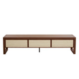 رف تلفاز أرونزا باللون البني