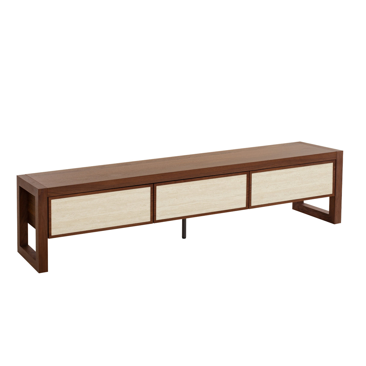 رف تلفاز أرونزا باللون البني