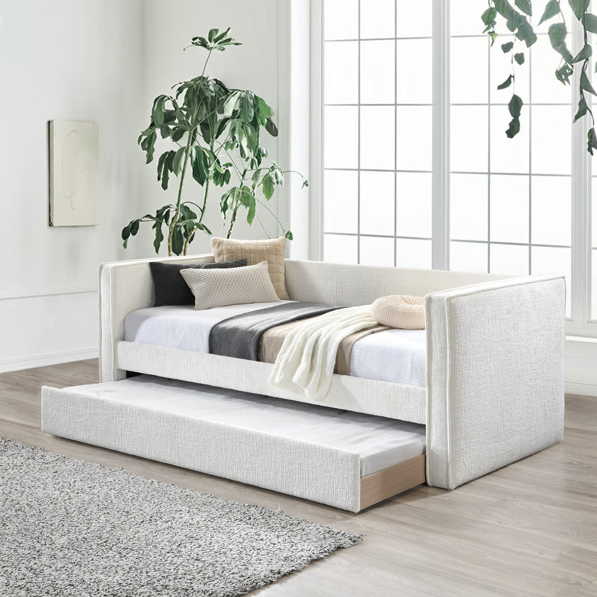 سرير بـــلس رافان باللون الرمادي