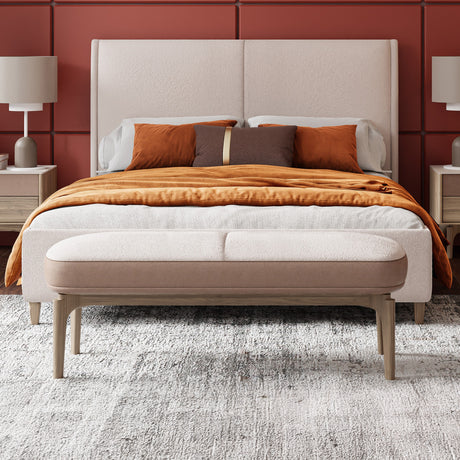 سرير كوستا باللون البني الجوزي - High Point